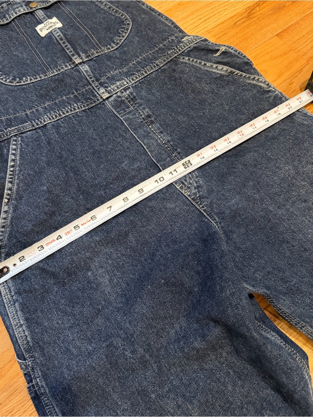 Lee Dungarees Can’t Bust ‘Em Dark Blue Denim Overalls - Picture 5 of 8